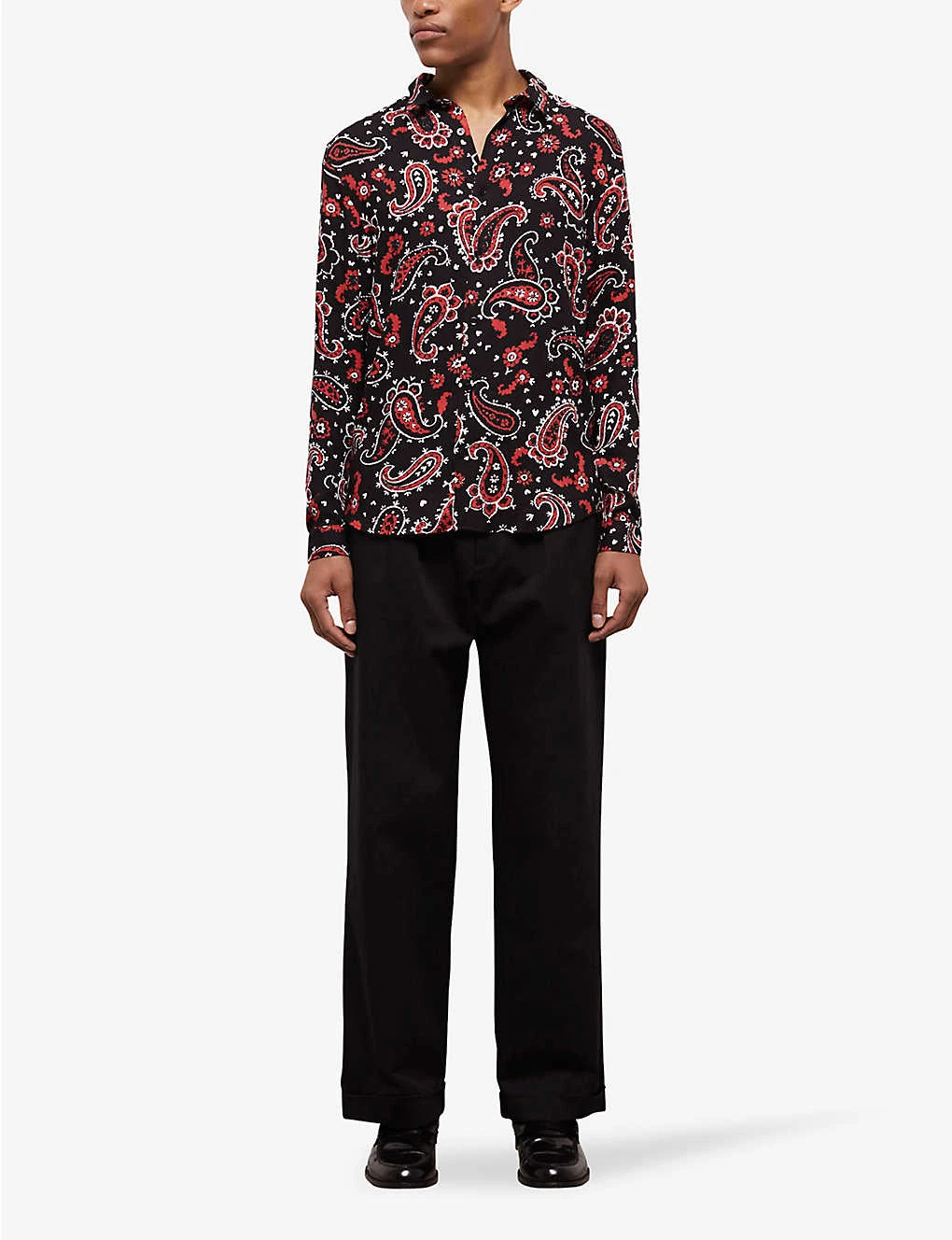 THE KOOPLES Paisley-print Relaxed-fit Woven Shirt 4 THE KOOPLES Paisley-print Relaxed-fit Woven Shirt - Image 2