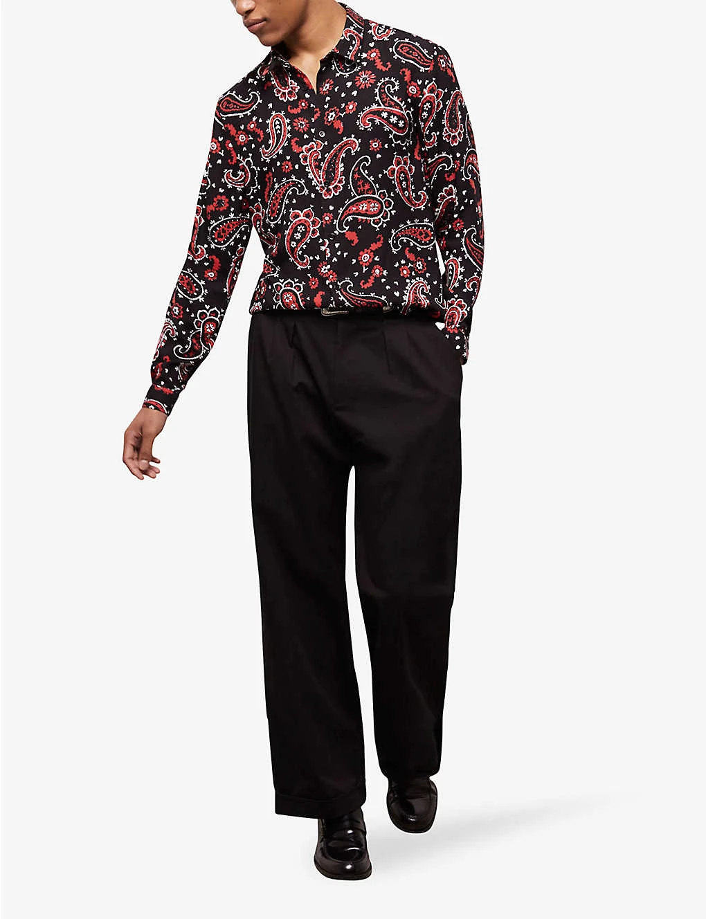 THE KOOPLES Paisley-print Relaxed-fit Woven Shirt 5 THE KOOPLES Paisley-print Relaxed-fit Woven Shirt - Image 3