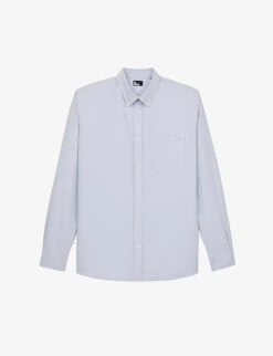 THE KOOPLES Patch-pocket Casual-fit Cotton Shirt