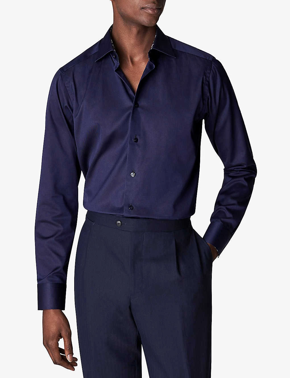 ETON Floral-pattern Slim-fit Organic Cotton-twill Shirt 4 ETON Floral-pattern Slim-fit Organic Cotton-twill Shirt - Image 2