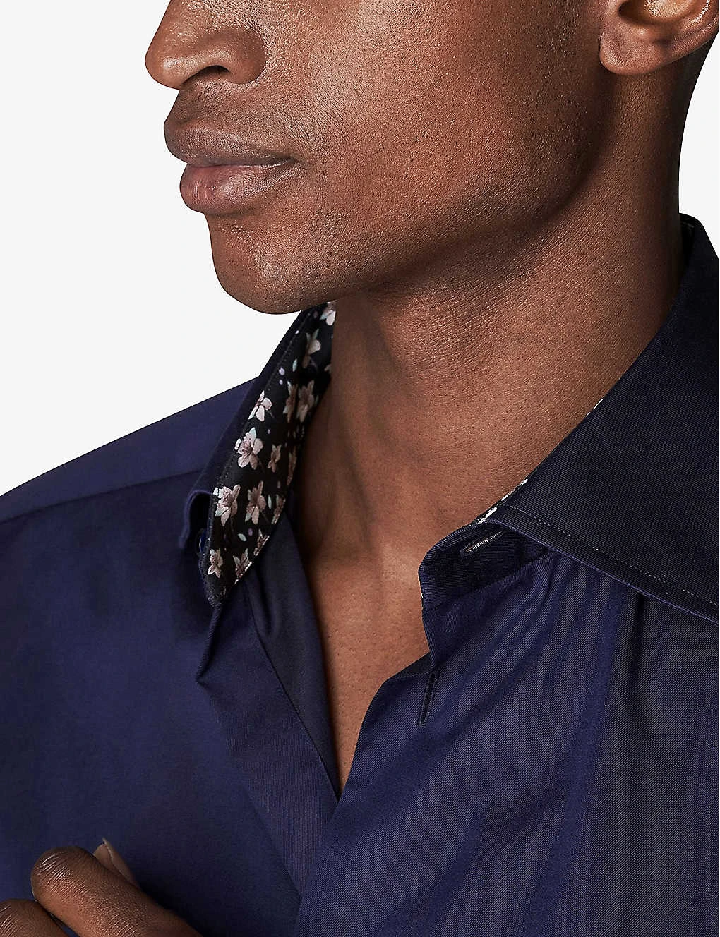 ETON Floral-pattern Slim-fit Organic Cotton-twill Shirt 6 ETON Floral-pattern Slim-fit Organic Cotton-twill Shirt - Image 4