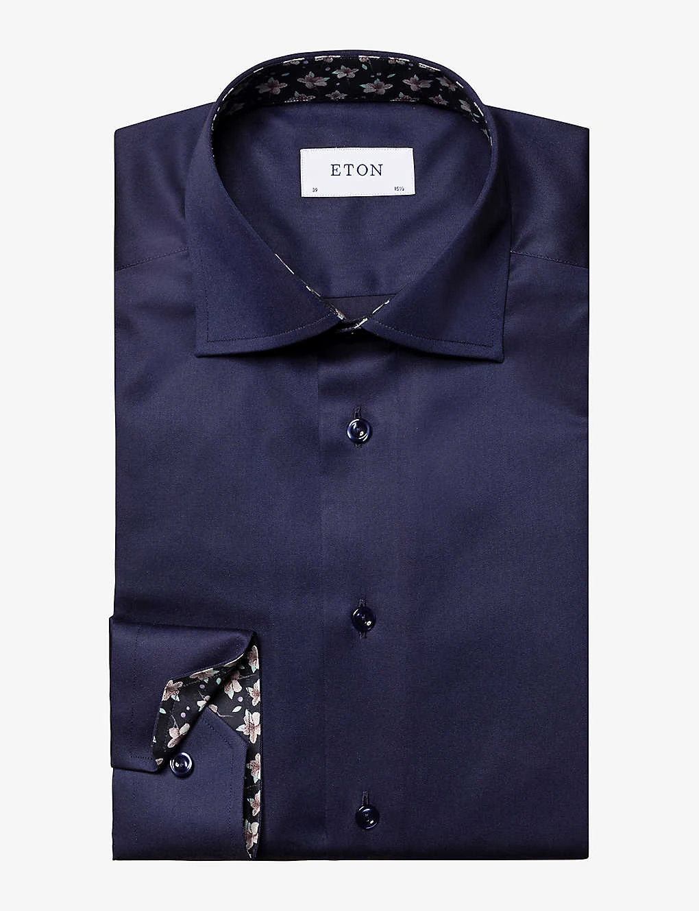 ETON Floral-pattern Slim-fit Organic Cotton-twill Shirt 7 ETON Floral-pattern Slim-fit Organic Cotton-twill Shirt - Image 5