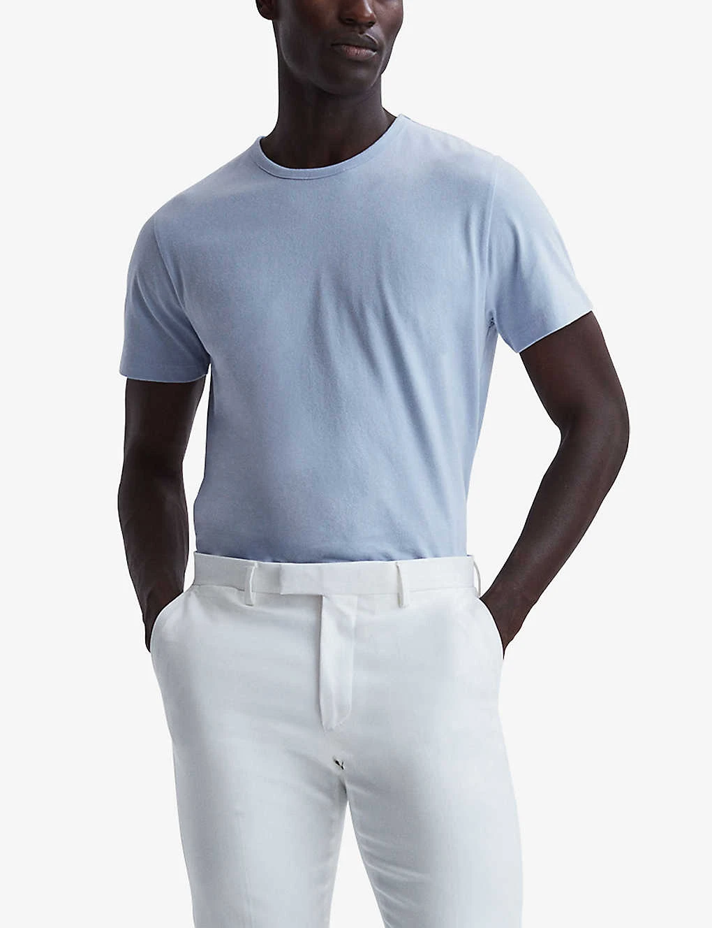 Reiss Melrose Short-sleeve Regular-fit Cotton T-shirt 5 Reiss Melrose Short-sleeve Regular-fit Cotton T-shirt - Image 3