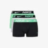 Nike Logo-waistband Pack Of Three Stretch-recycled Polyester Trunks -Gentlemen Style Shop R04140812 ALGAEGREYBLK M
