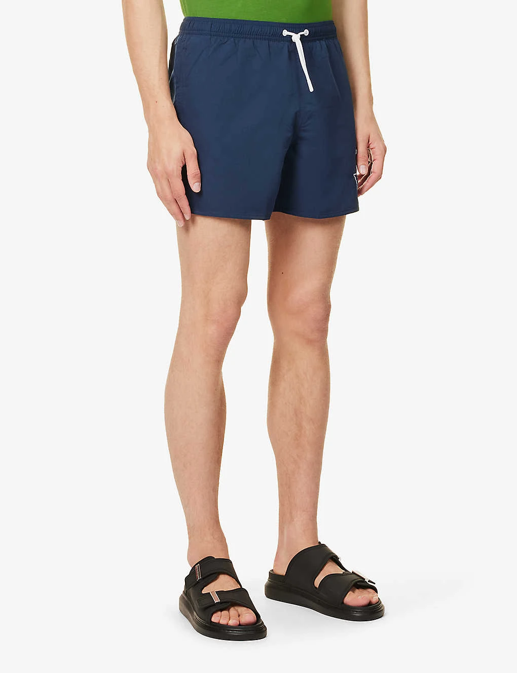 Emporio Armani Logo-badge Elasticated-waist Swim Shorts 5 Emporio Armani Logo-badge Elasticated-waist Swim Shorts - Image 3