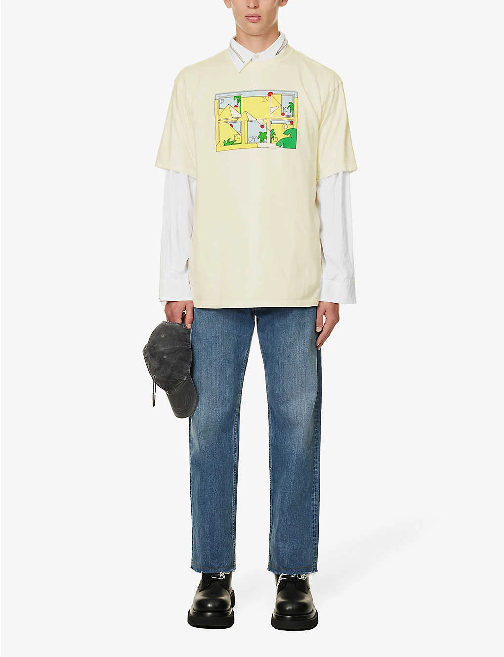 Undercover Darkside Graphic-print Cotton-jersey T-shirt 4 Undercover Darkside Graphic-print Cotton-jersey T-shirt - Image 2