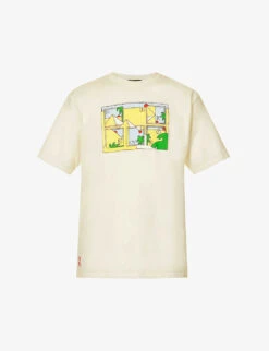 Undercover Darkside Graphic-print Cotton-jersey T-shirt