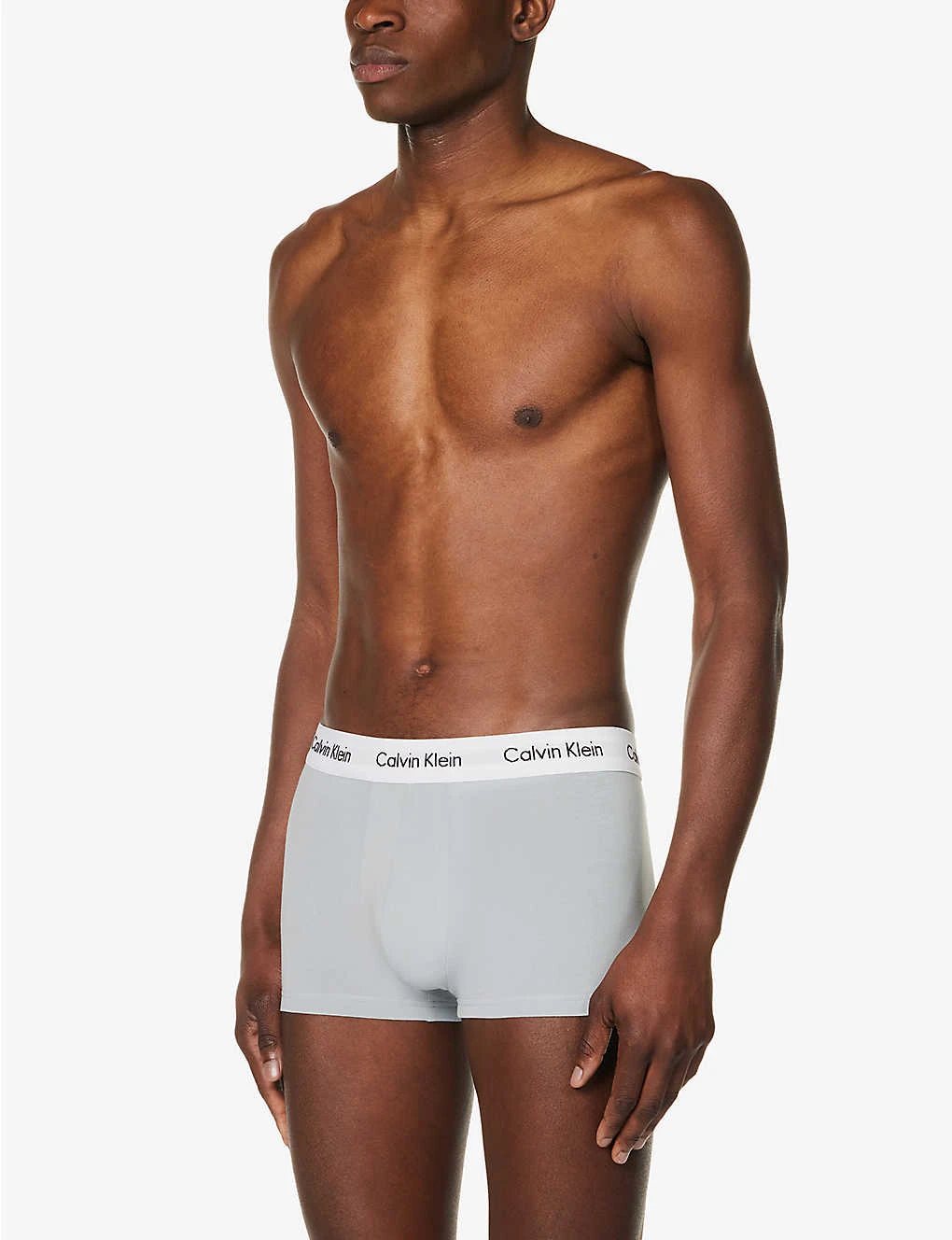Calvin Klein Logo-waistband Pack Of Three Stretch-cotton Trunks 4 Calvin Klein Logo-waistband Pack Of Three Stretch-cotton Trunks - Image 2