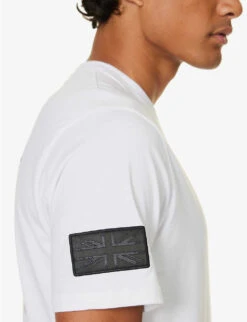 NQG Skull-print Organic Cotton-jersey T-shirt -Gentlemen Style Shop R04145634 WHITE ALT05