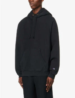 Champion Brand-appliqué Relaxed-fit Cotton-blend Hoody -Gentlemen Style Shop R04147781 CHR ALT02