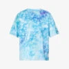Champion Tie-dye Brand-appliqué Cotton-jersey T-shirt 2 Champion Tie-dye Brand-appliqué Cotton-jersey T-shirt -Gentlemen Style Shop R04147793 RAWBLUE M