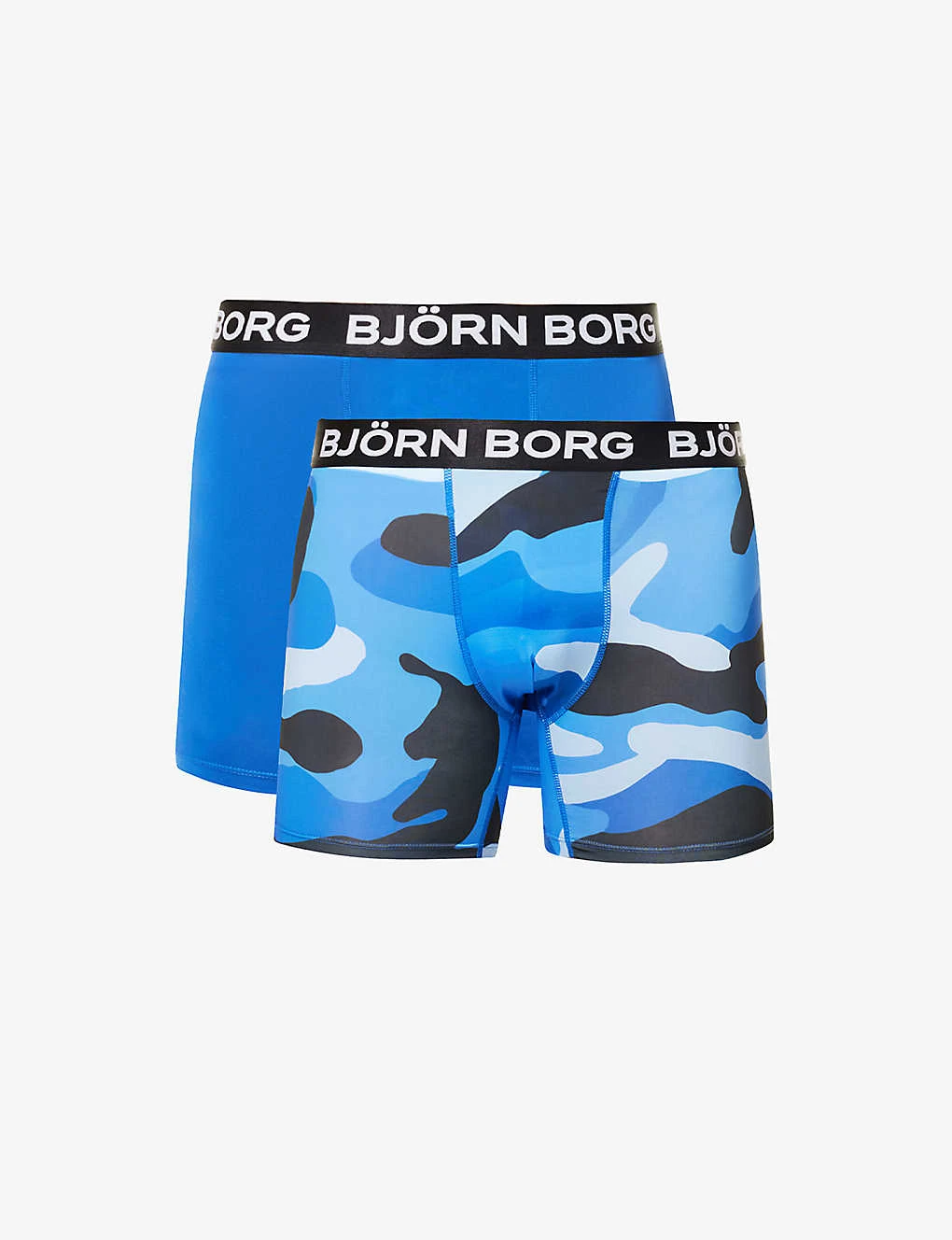 Bjorn Borg Pack Of Three Logo-print Recycled-polyester-blend Boxers 3 Bjorn Borg Pack Of Three Logo-print Recycled-polyester-blend Boxers