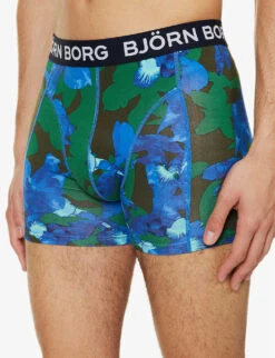 Bjorn Borg Pack Of Five Graphic-print Mid-rise Stretch-cotton Boxers -Gentlemen Style Shop R04148067 MIX ALT03