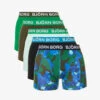 Bjorn Borg Pack Of Five Graphic-print Mid-rise Stretch-cotton Boxers -Gentlemen Style Shop R04148067 MIX M