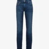Paige Normandie Faded-wash Straight-fit Stretch-denim Jeans