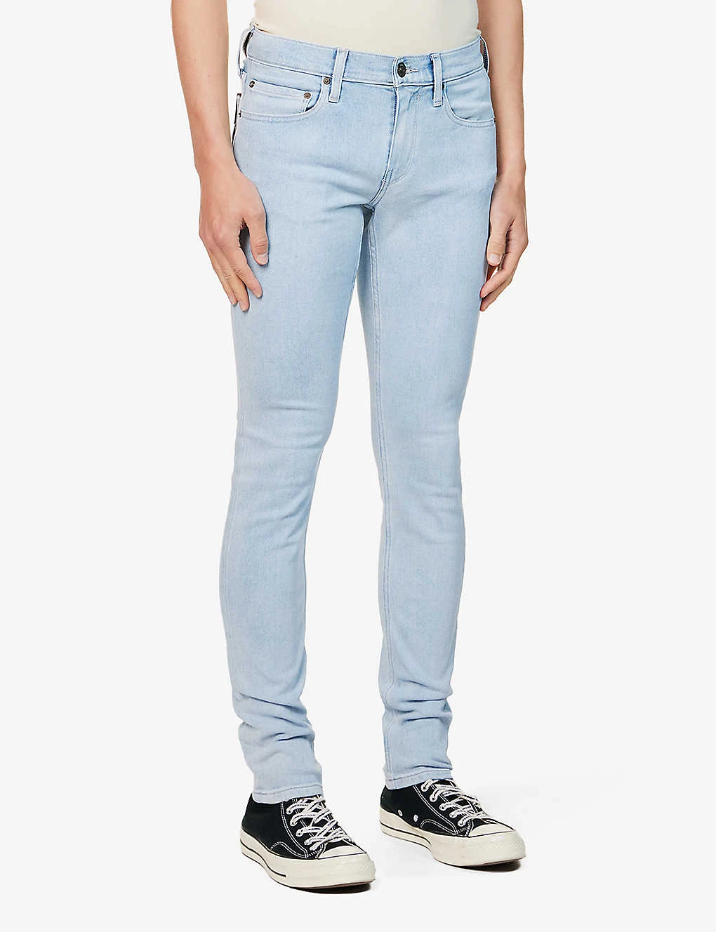 Paige Croft Faded-wash Skinny-fit Stretch-woven Jeans 5 Paige Croft Faded-wash Skinny-fit Stretch-woven Jeans - Image 3