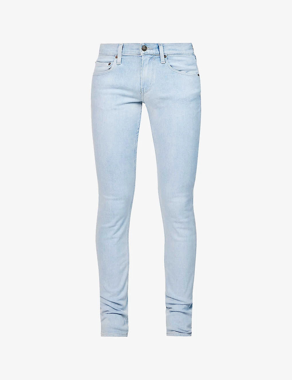 Paige Croft Faded-wash Skinny-fit Stretch-woven Jeans 3 Paige Croft Faded-wash Skinny-fit Stretch-woven Jeans