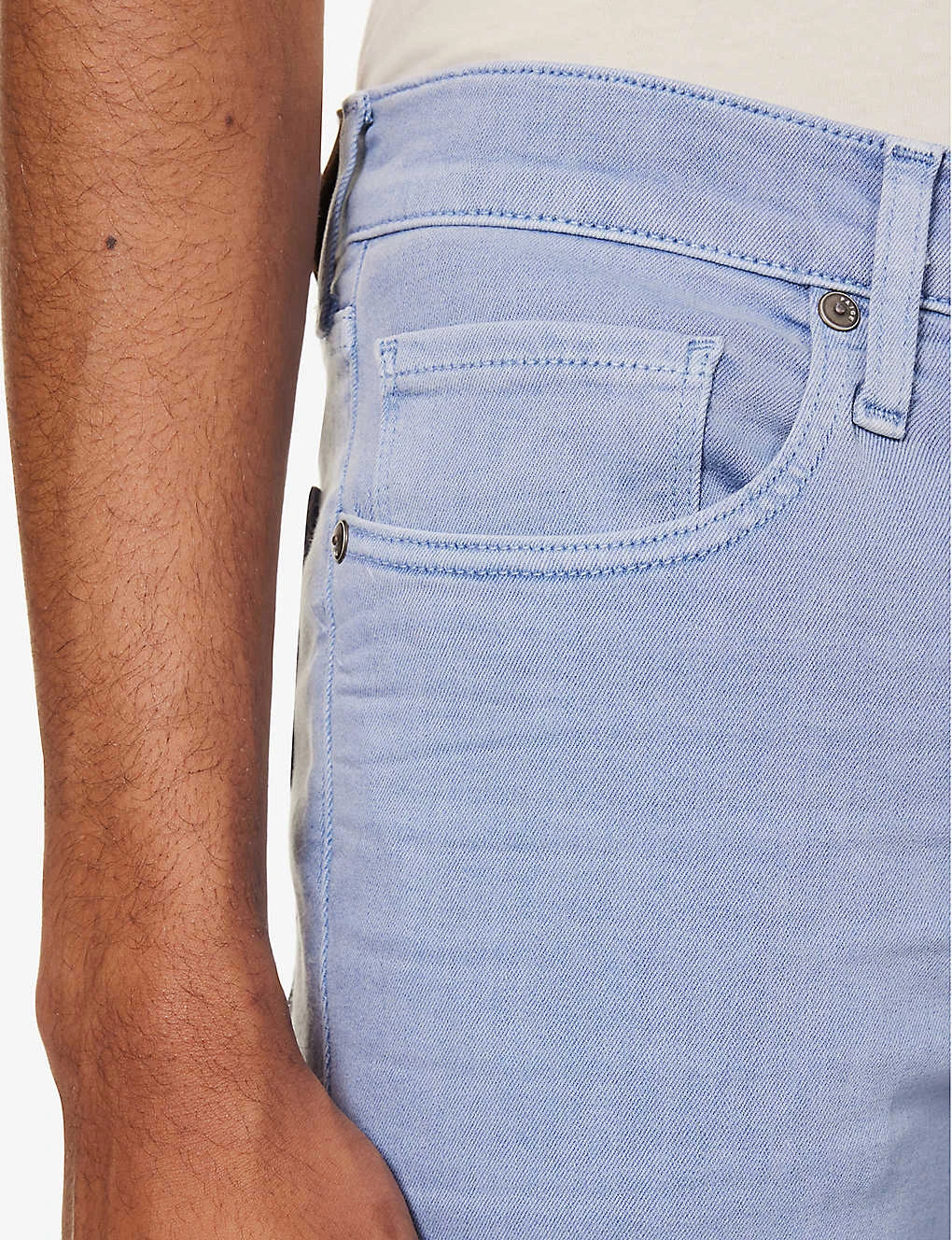 Paige Lennox Slim-leg Low-rise Stretch-woven Blend Jeans 7 Paige Lennox Slim-leg Low-rise Stretch-woven Blend Jeans - Image 5