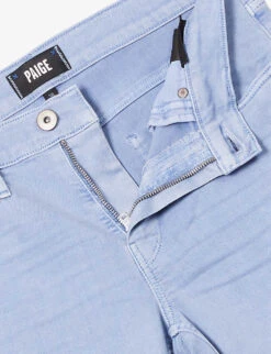 Paige Lennox Slim-leg Low-rise Stretch-woven Blend Jeans 13 Paige Lennox Slim-leg Low-rise Stretch-woven Blend Jeans -Gentlemen Style Shop R04148195 VINTAGEOCEANWAVE ALT06