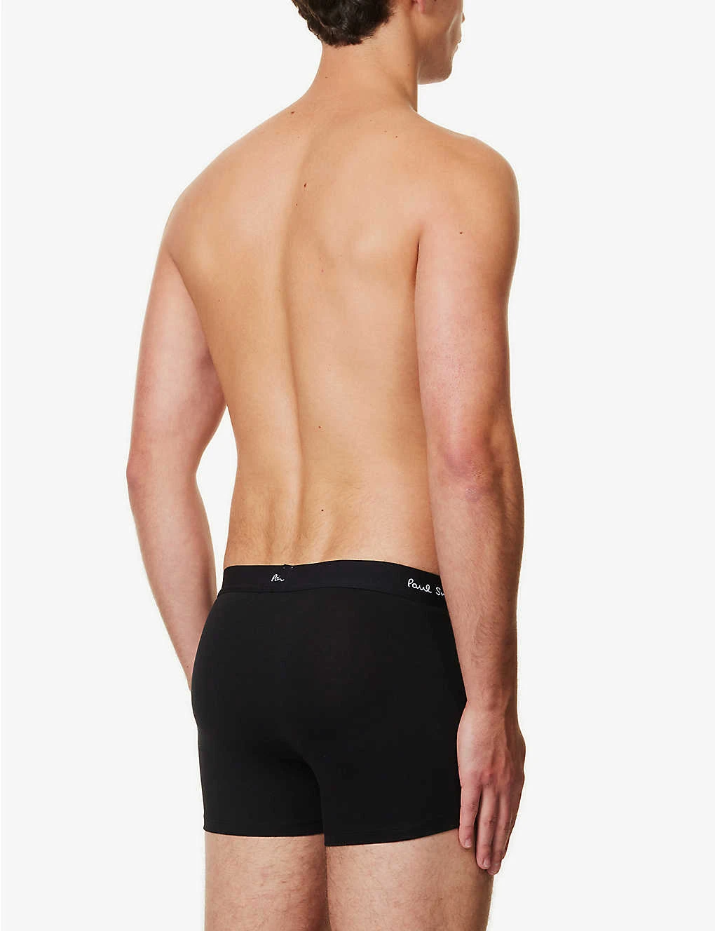 PAUL SMITH Pack Of Three Logo-waistband Stretch Organic-cotton Trunks 5 PAUL SMITH Pack Of Three Logo-waistband Stretch Organic-cotton Trunks - Image 3