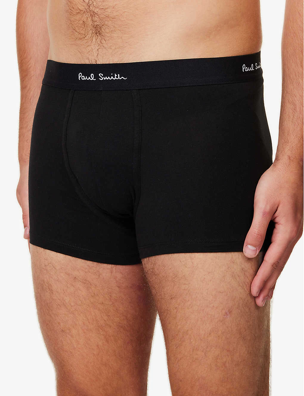 PAUL SMITH Pack Of Three Logo-waistband Stretch Organic-cotton Trunks 6 PAUL SMITH Pack Of Three Logo-waistband Stretch Organic-cotton Trunks - Image 4