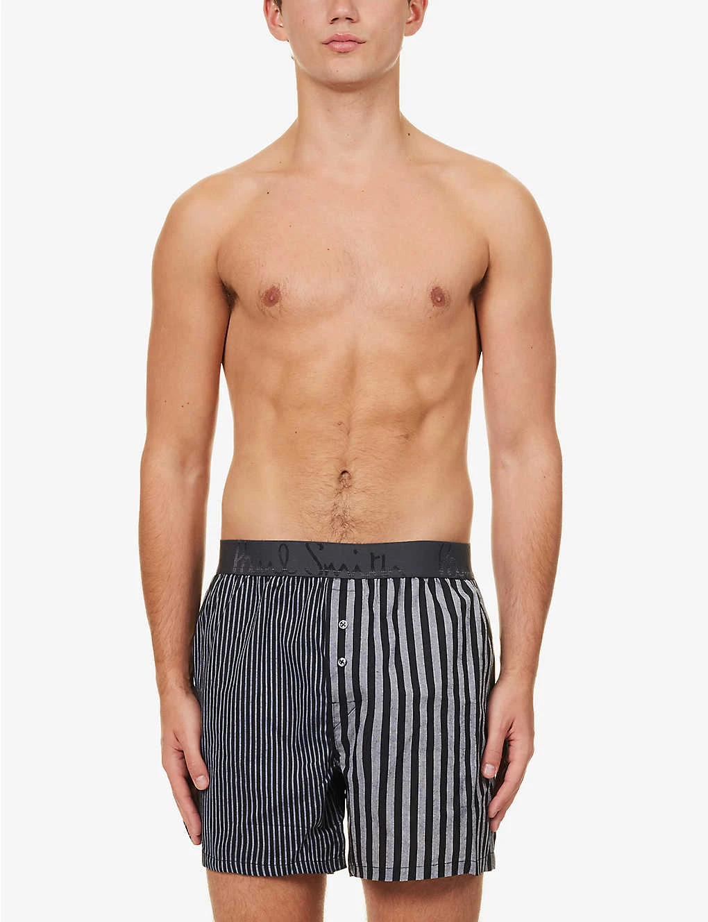 PAUL SMITH Striped Mid-rise Woven Boxers 4 PAUL SMITH Striped Mid-rise Woven Boxers - Image 2