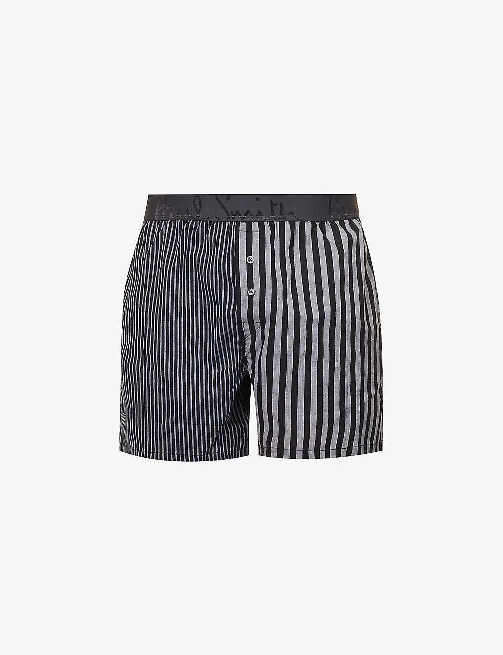 PAUL SMITH Striped Mid-rise Woven Boxers 3 PAUL SMITH Striped Mid-rise Woven Boxers