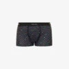 PAUL SMITH Polka-dot Mid-rise Organic Stretch-cotton Trunks -Gentlemen Style Shop R04148431 BLACKS M