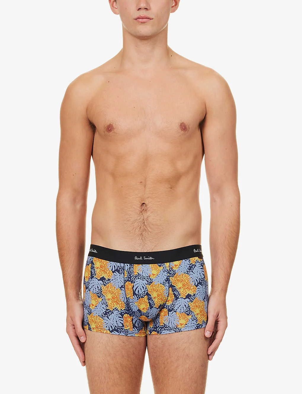 PAUL SMITH Jaguar-print Mid-rise Organic Stretch-cotton Trunks 4 PAUL SMITH Jaguar-print Mid-rise Organic Stretch-cotton Trunks - Image 2