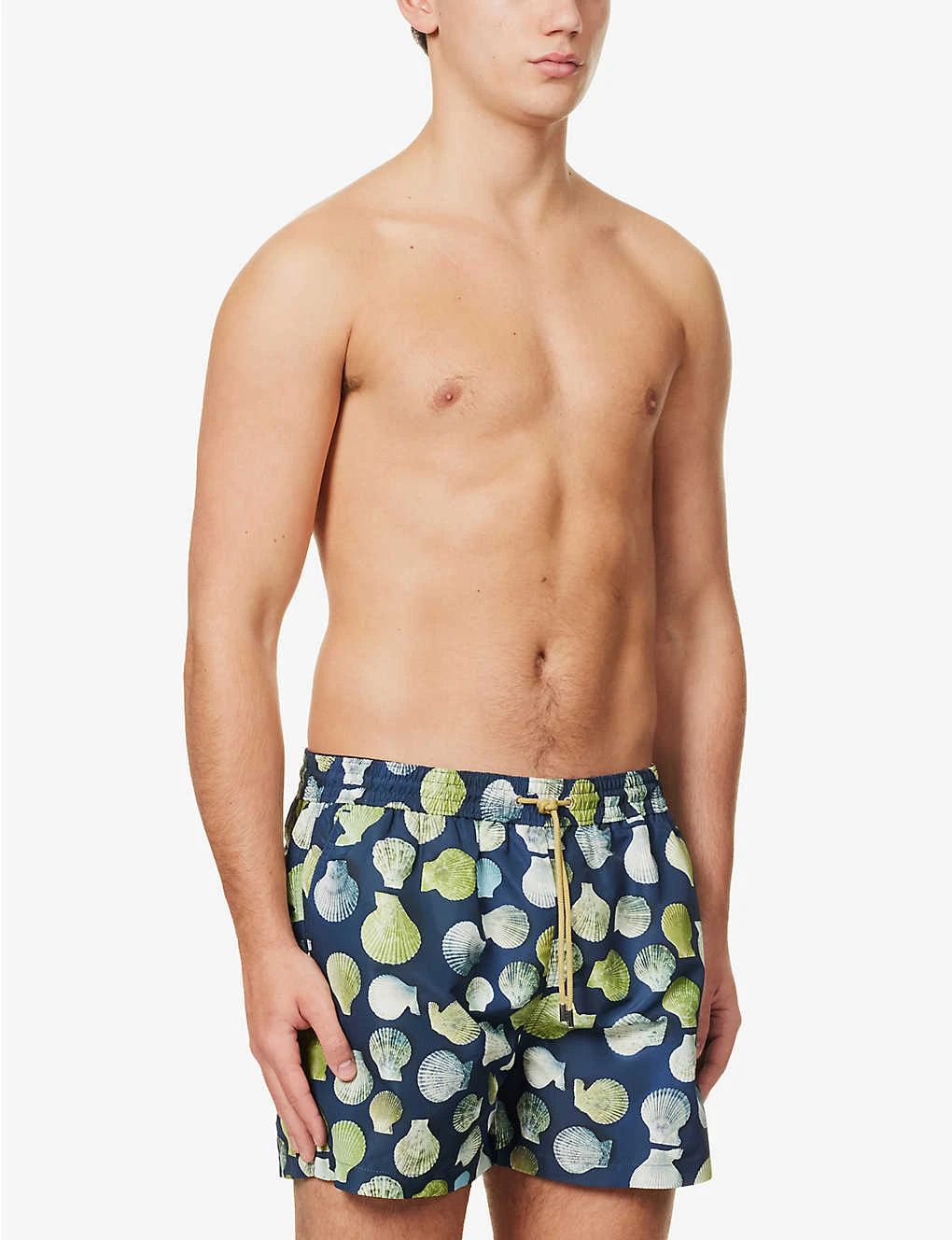 PAUL SMITH Graphic-pattern Drawstring-waistband Recycled-polyester-blend Swim Shorts 5 PAUL SMITH Graphic-pattern Drawstring-waistband Recycled-polyester-blend Swim Shorts - Image 3