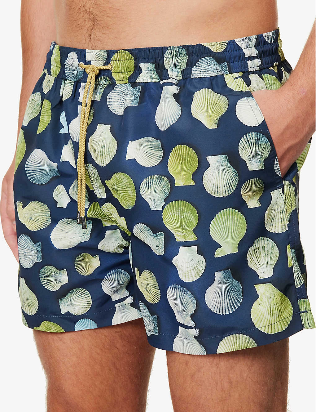 PAUL SMITH Graphic-pattern Drawstring-waistband Recycled-polyester-blend Swim Shorts 7 PAUL SMITH Graphic-pattern Drawstring-waistband Recycled-polyester-blend Swim Shorts - Image 5
