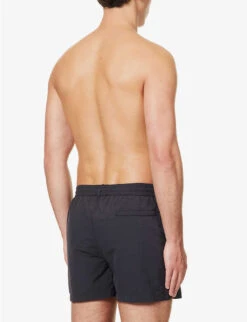 PAUL SMITH Striped-side Drawstring-waistband Recycled-polyamide Swim Shorts 10 PAUL SMITH Striped-side Drawstring-waistband Recycled-polyamide Swim Shorts -Gentlemen Style Shop R04148457 BLACKS ALT03