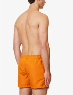 PAUL SMITH Zebra-embroidered Recycled-polyester Swim Shorts 10 PAUL SMITH Zebra-embroidered Recycled-polyester Swim Shorts -Gentlemen Style Shop R04148460 GOLD ALT03