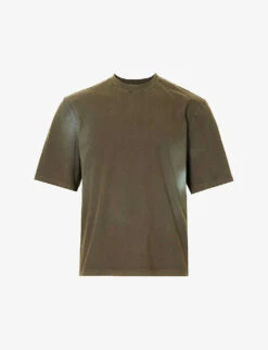 Faded-wash Boxy-fit Organic Cotton-jersey T-shirt