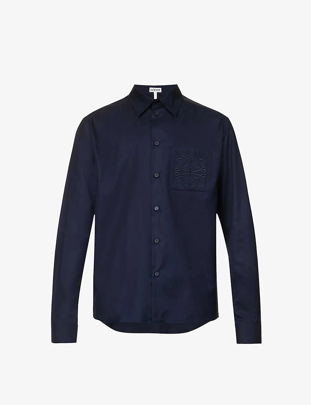 Loewe Anagram-embroidered Regular-fit Cotton-poplin Shirt 3 Loewe Anagram-embroidered Regular-fit Cotton-poplin Shirt