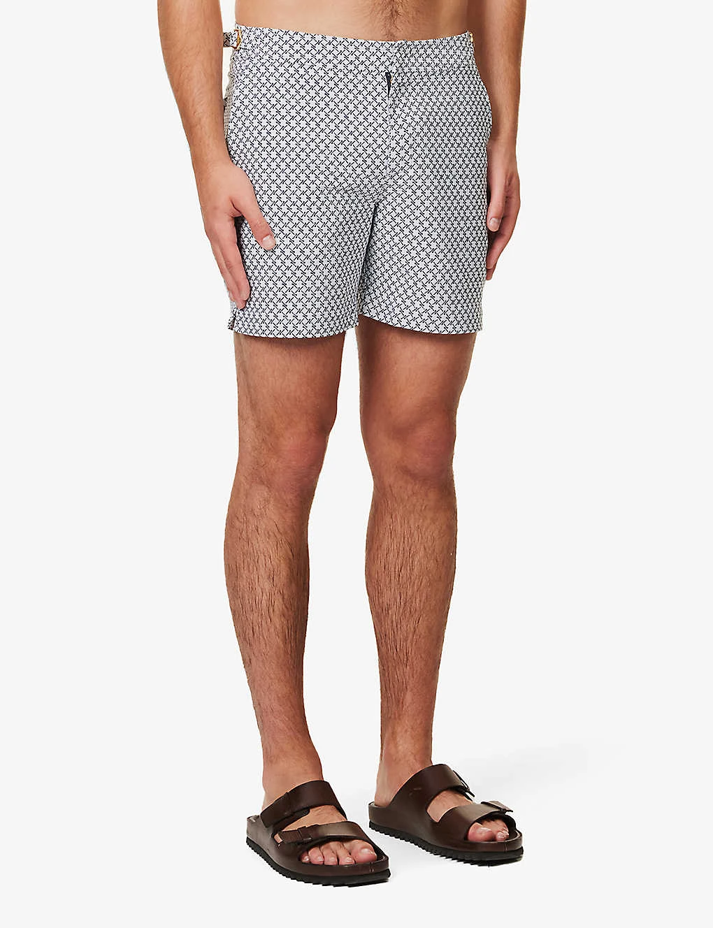 ORLEBAR BROWN Bulldog Waist-adjuster Patterned Swim Shorts 5 ORLEBAR BROWN Bulldog Waist-adjuster Patterned Swim Shorts - Image 3