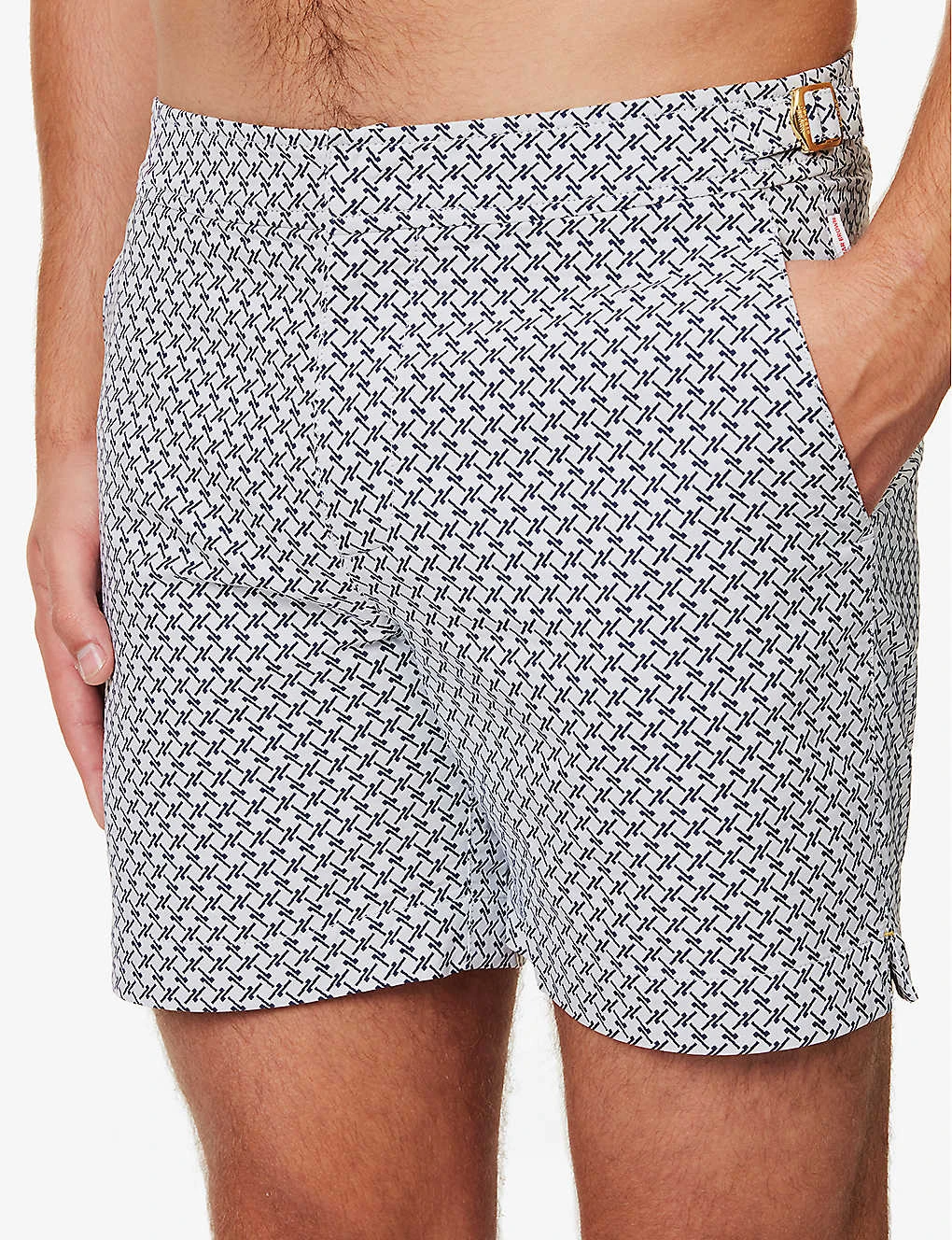 ORLEBAR BROWN Bulldog Waist-adjuster Patterned Swim Shorts 7 ORLEBAR BROWN Bulldog Waist-adjuster Patterned Swim Shorts - Image 5
