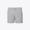 ORLEBAR BROWN Bulldog Waist-adjuster Patterned Swim Shorts -Gentlemen Style Shop R04150083 CLOUDNIGHTIRIS M