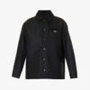 Prada Re-Nylon Brand-plaque Padded Recycled-polyamide Overshirt 1 Prada Re-Nylon Brand-plaque Padded Recycled-polyamide Overshirt -Gentlemen Style Shop R04152248 BLACK M