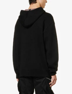 Fantasy Girl Woven Design Cotton Hoody -Gentlemen Style Shop R04152305 BLACK ALT03