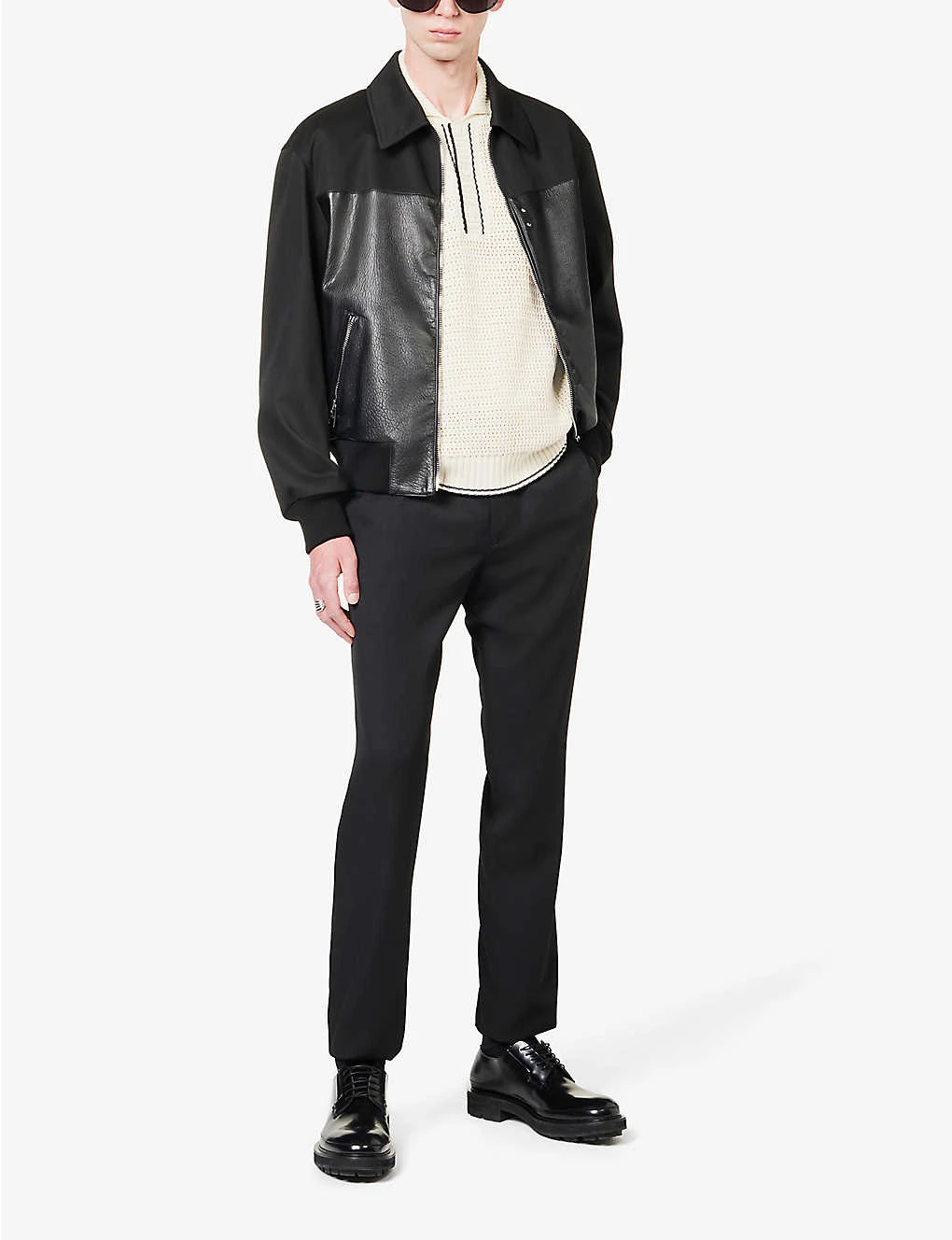 Alexander McQueen Contrast-stripe Relaxed-fit Cotton-knit Polo Shirt 4 Alexander McQueen Contrast-stripe Relaxed-fit Cotton-knit Polo Shirt - Image 2