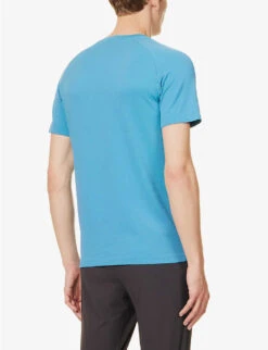 Lululemon Metal Vent Tech 2.0 Regular-fit Stretch-woven T-shirt -Gentlemen Style Shop R04153886 MINERALBLUETRUENAVY ALT03