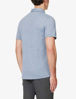 Lululemon Evolution Regular-fit Recycled-polyester-blend Polo Shirt 10 Lululemon Evolution Regular-fit Recycled-polyester-blend Polo Shirt -Gentlemen Style Shop R04153889 IRONBLUE ALT03