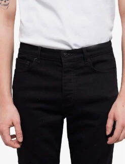 THE KOOPLES Straight-leg Regular-fit Stretch-denim Jeans 8 THE KOOPLES Straight-leg Regular-fit Stretch-denim Jeans -Gentlemen Style Shop R04154634 BLA04 ALT02