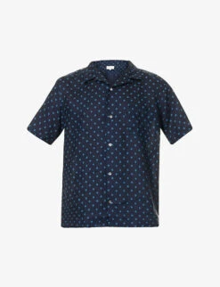 Milan 19 Medallion-print Linen Shirt