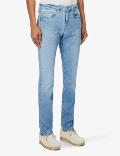 FRAME L'Homme Slim-fit Tapered Stretch-denim Jeans 11 FRAME L'Homme Slim-fit Tapered Stretch-denim Jeans -Gentlemen Style Shop R04157960 DRIVER ALT02