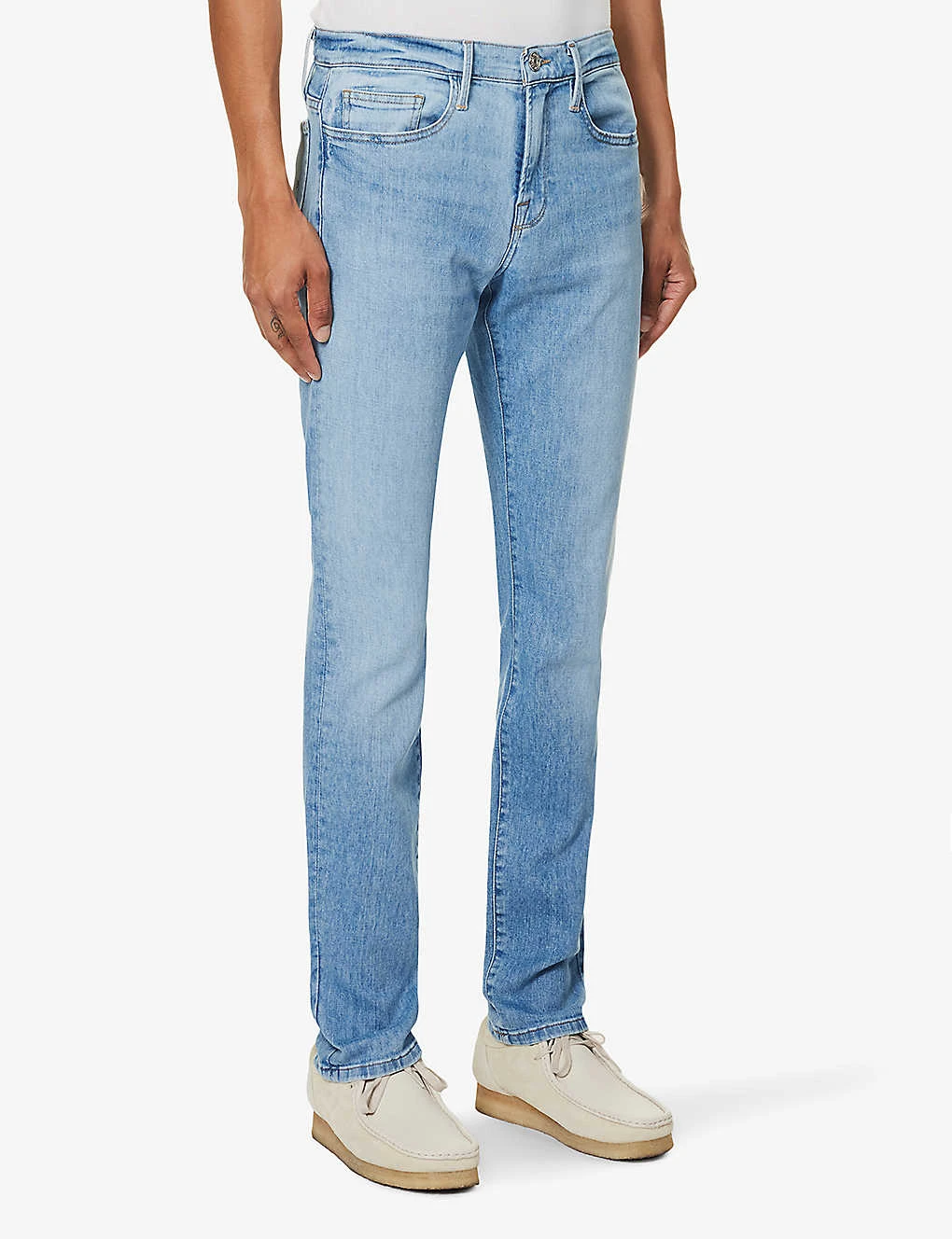 FRAME L'Homme Slim-fit Tapered Stretch-denim Jeans 5 FRAME L'Homme Slim-fit Tapered Stretch-denim Jeans - Image 3