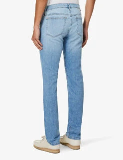 FRAME L'Homme Slim-fit Tapered Stretch-denim Jeans 12 FRAME L'Homme Slim-fit Tapered Stretch-denim Jeans -Gentlemen Style Shop R04157960 DRIVER ALT03