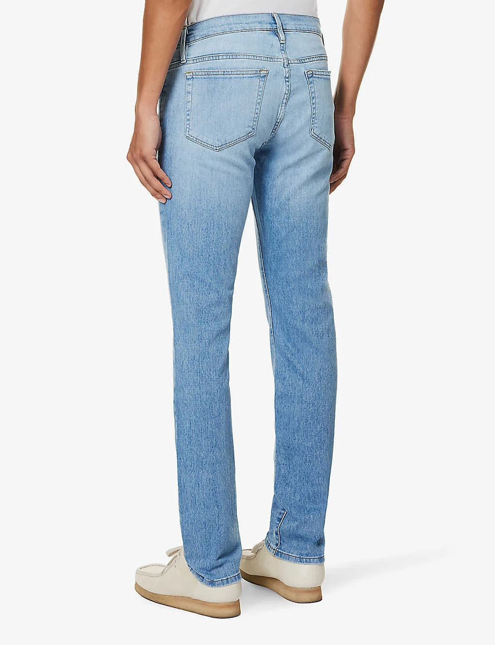 FRAME L'Homme Slim-fit Tapered Stretch-denim Jeans 6 FRAME L'Homme Slim-fit Tapered Stretch-denim Jeans - Image 4