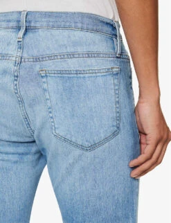 FRAME L'Homme Slim-fit Tapered Stretch-denim Jeans 14 FRAME L'Homme Slim-fit Tapered Stretch-denim Jeans -Gentlemen Style Shop R04157960 DRIVER ALT05